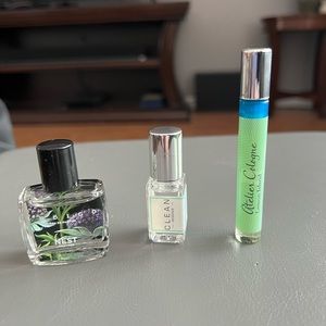 3 travel size perfumes